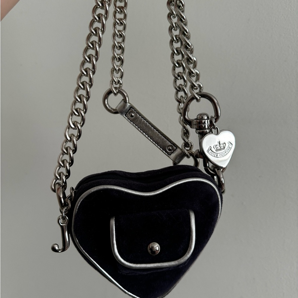 Juicy Couture Navy Heart Bag